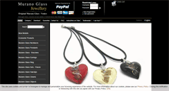 Desktop Screenshot of muranoglass-jewellery.com